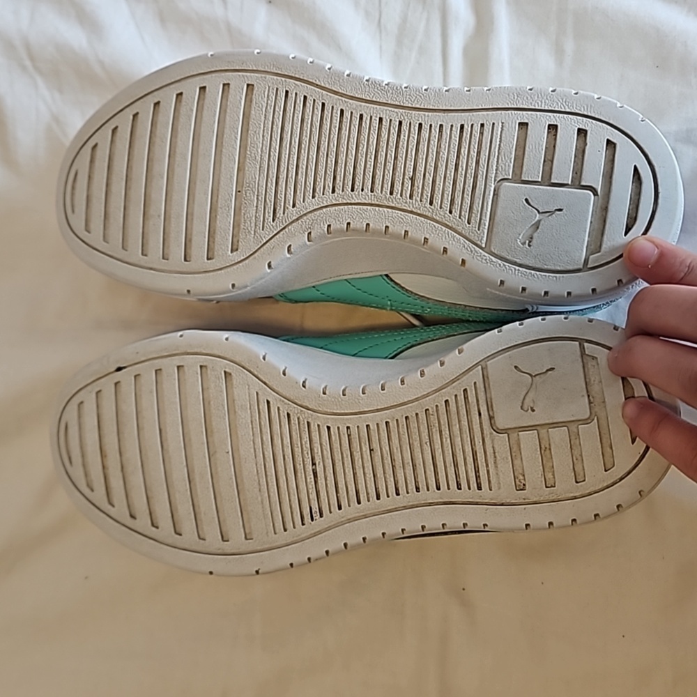 PUMA CA Pro Jr Block - White Vivid Violet Sneakers Size 5.5 - Picture 9 of 12